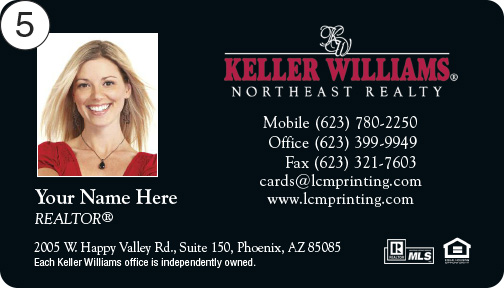 Keller Williams Business Card front 5